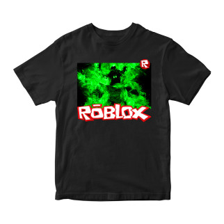 Футболка чорна з принтом онлайн гри Roblox "Персонаж у зеленому вогні. Roblox. Роблокс" Кавун 86 см ФП011954 - Інтернет-магазин спільних покупок ToGether
