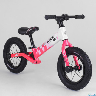 Беговел - велобіг від Corso Skip Jack амортизатор надувні колеса 12 дюймів 25025 Рожевий - Інтернет-магазин спільних покупок ToGether