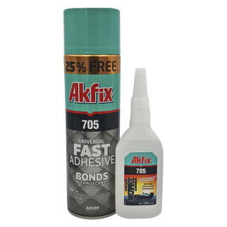 Клей з активатором Akfix 705 Fast Adhesive 125 грам/500мл - Інтернет-магазин спільних покупок ToGether