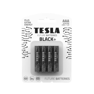 Батарейки Tesla AАA BLACK+ LR03 / BLISTER FOIL 4 шт. - Інтернет-магазин спільних покупок ToGether