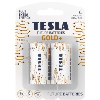 Батарейки Tesla C GOLD+ LR14 / BLISTER FOIL 2 шт. - Інтернет-магазин спільних покупок ToGether