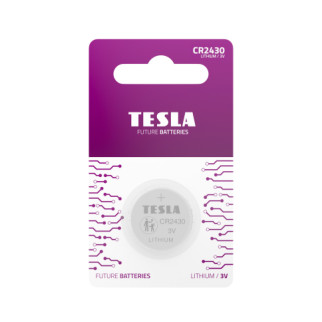 Батарейки Tesla CR 2430 / BLISTER FOIL 1 шт. - Інтернет-магазин спільних покупок ToGether
