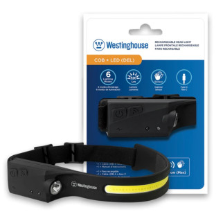 Ліхтар налобний акумуляторний з сенсором Westinghouse LED+COB WF218 - Інтернет-магазин спільних покупок ToGether