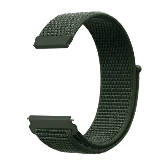 Ремінець нейлоновий на липучці для смарт-годинника BeWatch Універсальний 22 мм Хакі (1011316.1) - Інтернет-магазин спільних покупок ToGether