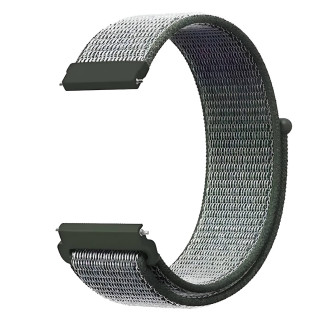 Ремінець нейлоновий на липучці для смарт-годинника BeWatch Універсальний 22 мм Темно-зелений (102138.1) - Інтернет-магазин спільних покупок ToGether