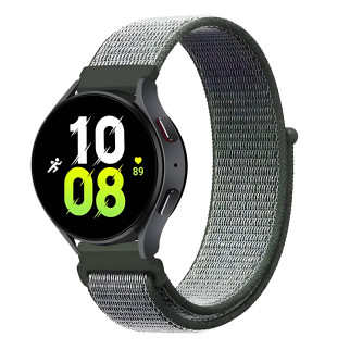 Ремінець нейлоновий на липучці для смарт-годинника BeWatch Samsung 20 мм Темно-зелений (101138.2UW) - Інтернет-магазин спільних покупок ToGether