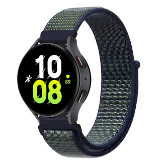 Ремінець нейлоновий на липучці для смарт-годинника BeWatch Samsung 20 мм Зелений з синім (1011318.1UW) - Інтернет-магазин спільних покупок ToGether