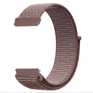 Ремінець нейлоновий на липучці для смарт-годинника BeWatch Універсальний 20 мм Сіро-коричневий (1011338.1U) - Інтернет-магазин спільних покупок ToGether