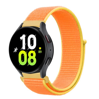 Ремінець нейлоновий на липучці для смарт-годинника BeWatch Samsung 20 мм Жовтий (1011340.1UW) - Інтернет-магазин спільних покупок ToGether