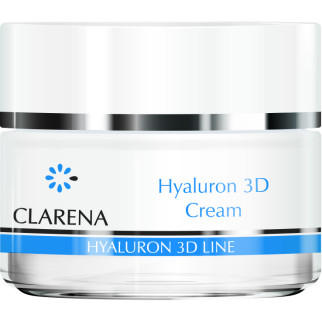 Ультразволожувальний крем Clarena Hyaluron 3D Line Hyaluron 3D Cream для сухої та зрілої шкіри обличчя з гіалуроновою кислотою 50 мл - Інтернет-магазин спільних покупок ToGether