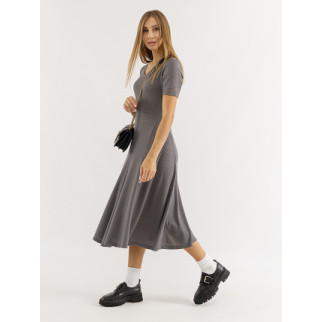 Жіноча сукня S сірий Busem ЦБ-00229087 - Інтернет-магазин спільних покупок ToGether