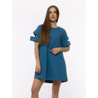 Жіноча коротка сукня M індіго Cream&Rouge ЦБ-00214255 - Інтернет-магазин спільних покупок ToGether