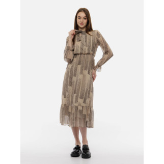 Жіноча довга сукня XL бежевий MASS ЦБ-00215264 - Інтернет-магазин спільних покупок ToGether