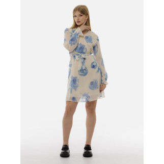 Жіноча коротка демісезонна сукня L молочний MASS ЦБ-00215266 - Інтернет-магазин спільних покупок ToGether