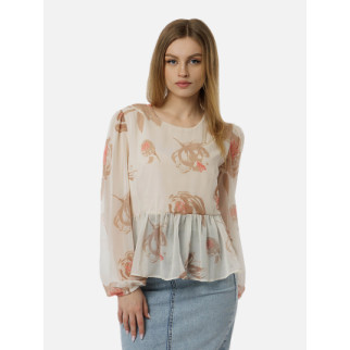 Жіноча блуза XL бежевий MASS ЦБ-00215273 - Інтернет-магазин спільних покупок ToGether