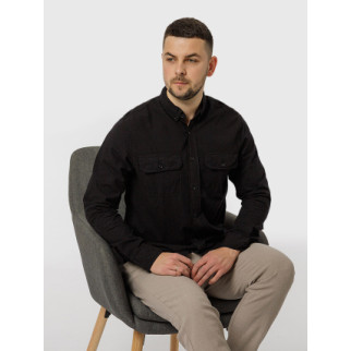 Чоловіча сорочка з довгим рукавом S чорний Figo ЦБ-00218782 - Інтернет-магазин спільних покупок ToGether