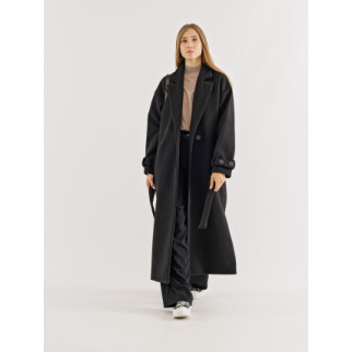 Пальто жіноче One Size чорний Yuki ЦБ-00230013 - Інтернет-магазин спільних покупок ToGether