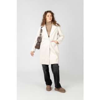 Жіноче пальто L молочний MADAME CIX ЦБ-00234515 - Інтернет-магазин спільних покупок ToGether