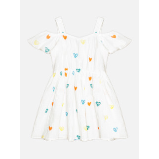 Сукня для дівчинки 110 білий Mevis ЦБ-00217659 - Інтернет-магазин спільних покупок ToGether