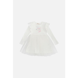 Сукня для дівчинки 86 молочний BREEZE Girls & Boys ЦБ-00241845 - Інтернет-магазин спільних покупок ToGether