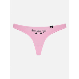 Жіночі трусики-стрінги Donella ЦБ-00220514 L Рожевий - Інтернет-магазин спільних покупок ToGether