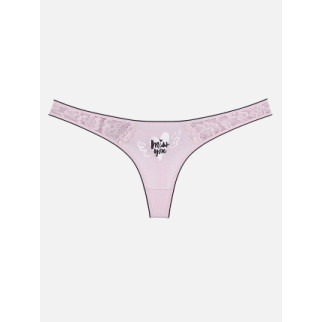 Жіночі трусики стрінги Donella ЦБ-00213934 XL Рожевий - Інтернет-магазин спільних покупок ToGether