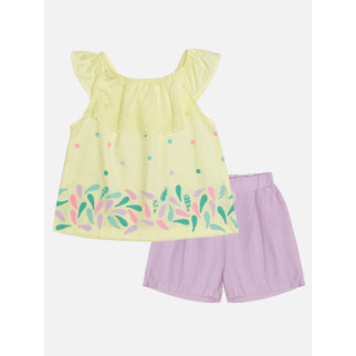 Костюм з шортами для дівчинки 104 жовтий WEST KIDS ЦБ-00219562 - Інтернет-магазин спільних покупок ToGether