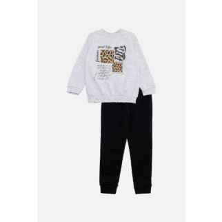 Костюм зі штанами для дівчинки 116 сірий Pengim ЦБ-00231853 - Інтернет-магазин спільних покупок ToGether