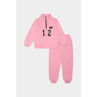 Костюм зі штанами для дівчинки 146 рожевий Tuffy ЦБ-00234051 - Інтернет-магазин спільних покупок ToGether