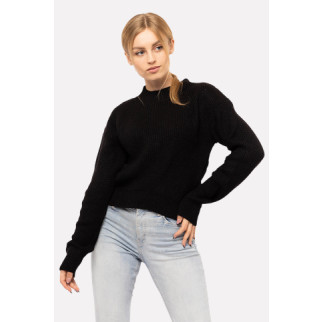 Жіночий светр One Size чорний NOYAN ЦБ-00194241 - Інтернет-магазин спільних покупок ToGether