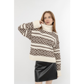 Жіночий светр One Size молочний Remina ЦБ-00233458 - Інтернет-магазин спільних покупок ToGether