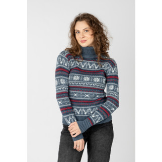 Жіночий светр One Size індіго Gerekli ЦБ-00233518 - Інтернет-магазин спільних покупок ToGether
