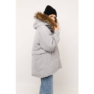 Жіноча куртка 54 сірий Oumai ЦБ-00223825 - Інтернет-магазин спільних покупок ToGether