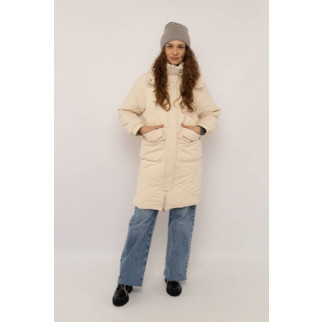Жіноча куртка XL молочний TAYISHE ЦБ-00223842 - Інтернет-магазин спільних покупок ToGether