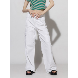 Жіночі джинси палаццо 42 білий MANGA plus ЦБ 00218948 - Інтернет-магазин спільних покупок ToGether