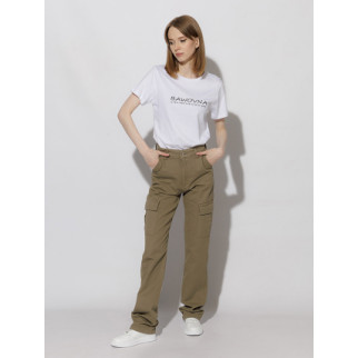 Жіночі джинси регуляр з кишенею 38 хакі MANGA plus ЦБ 00218950 - Інтернет-магазин спільних покупок ToGether