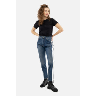 Жіночі джинси мом 34 темно-синій MISS POEM ЦБ-00233549 - Інтернет-магазин спільних покупок ToGether