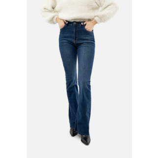 Жіночі джинси кльош 34 темно-синій MISS POEM ЦБ-00233550 - Інтернет-магазин спільних покупок ToGether