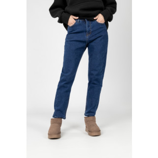 Жіночі джинси мом 28 темно-синій FOREST ЦБ-00236634 - Інтернет-магазин спільних покупок ToGether