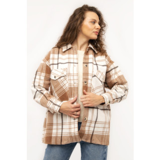 Жіноча сорочка з довгим рукавом S коричневий Madmext ЦБ-00233186 - Інтернет-магазин спільних покупок ToGether