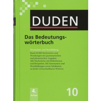 Книга Cornelsen Duden 10. Das Bedeutungsworterbuch 1151 с (9783411041046) - Інтернет-магазин спільних покупок ToGether