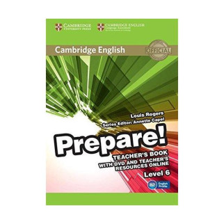 Книга Cambridge University Press Cambridge English Prepare! 6 teacher's Book with DVD and teacher's Resources Online Книга вчителя 158 с (9780521180344) - Інтернет-магазин спільних покупок ToGether