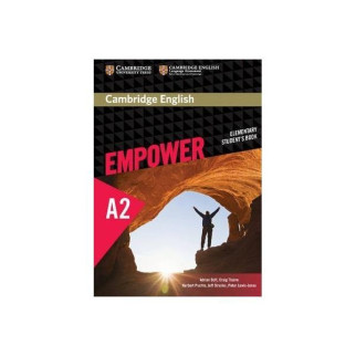 Книга Cambridge University Press Cambridge English Empower A2 Elementary student's Book 176 с (9781107466265) - Інтернет-магазин спільних покупок ToGether