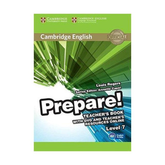 Книга Cambridge University Press Cambridge English Prepare! 7 teacher's Book with DVD and teacher's Resources Online Книга вчителя 167 с (9780521180399) - Інтернет-магазин спільних покупок ToGether