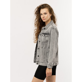 Жіноча джинсова куртка M світло-сірий Yuki ЦБ-00219140 - Інтернет-магазин спільних покупок ToGether