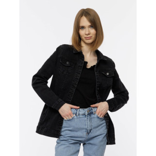 Жіноча джинсова куртка S чорний FREE BLUE ЦБ-00214174 - Інтернет-магазин спільних покупок ToGether