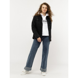 Жіноча джинсова куртка S темно-сірий ELCIDO ЦБ-00228217 - Інтернет-магазин спільних покупок ToGether
