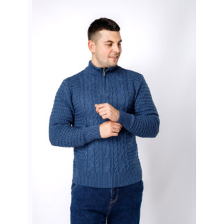 Чоловічий светр XL індіго Bektas ЦБ-00236421 - Інтернет-магазин спільних покупок ToGether
