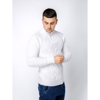Чоловічий светр L білий Bektas ЦБ-00236423 - Інтернет-магазин спільних покупок ToGether
