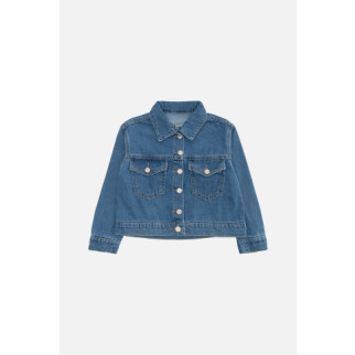 Куртка джинсова для дівчинки 122 блакитний Breeze Girls ЦБ-00242194 - Інтернет-магазин спільних покупок ToGether
